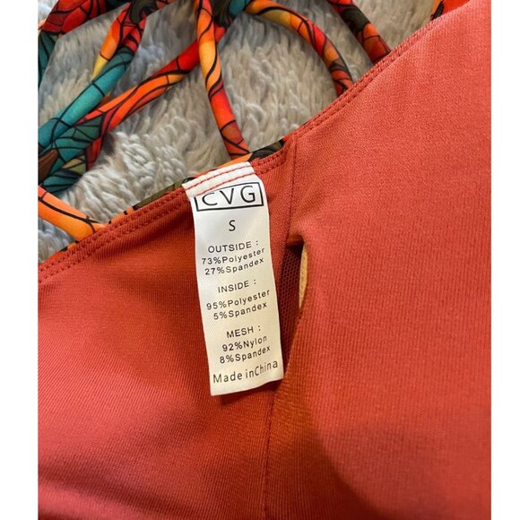 CVG "Gourd Vibes" Butterfly Back Sports Bra (S) - Picture 5 of 6